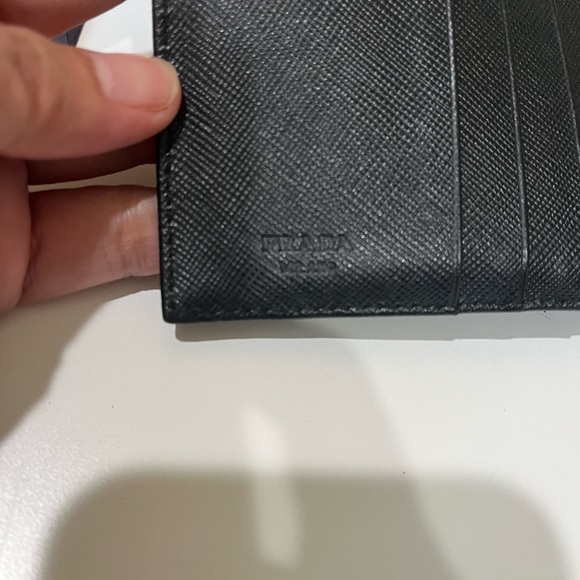 PRADA TESSUTO BLACK NYLON WALLET - Picture 9 of 15